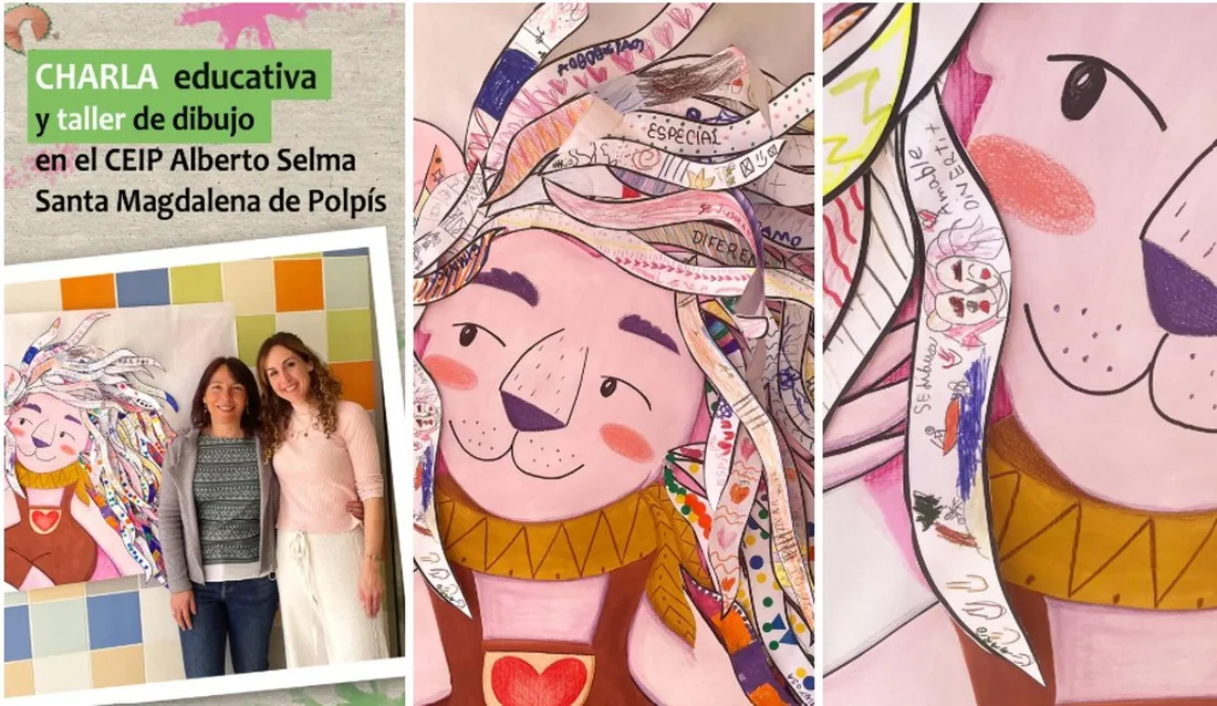 Charla educativa y taller de dibujo en el CEIP Alberto Selma, Santa Magdalena de Polpís
