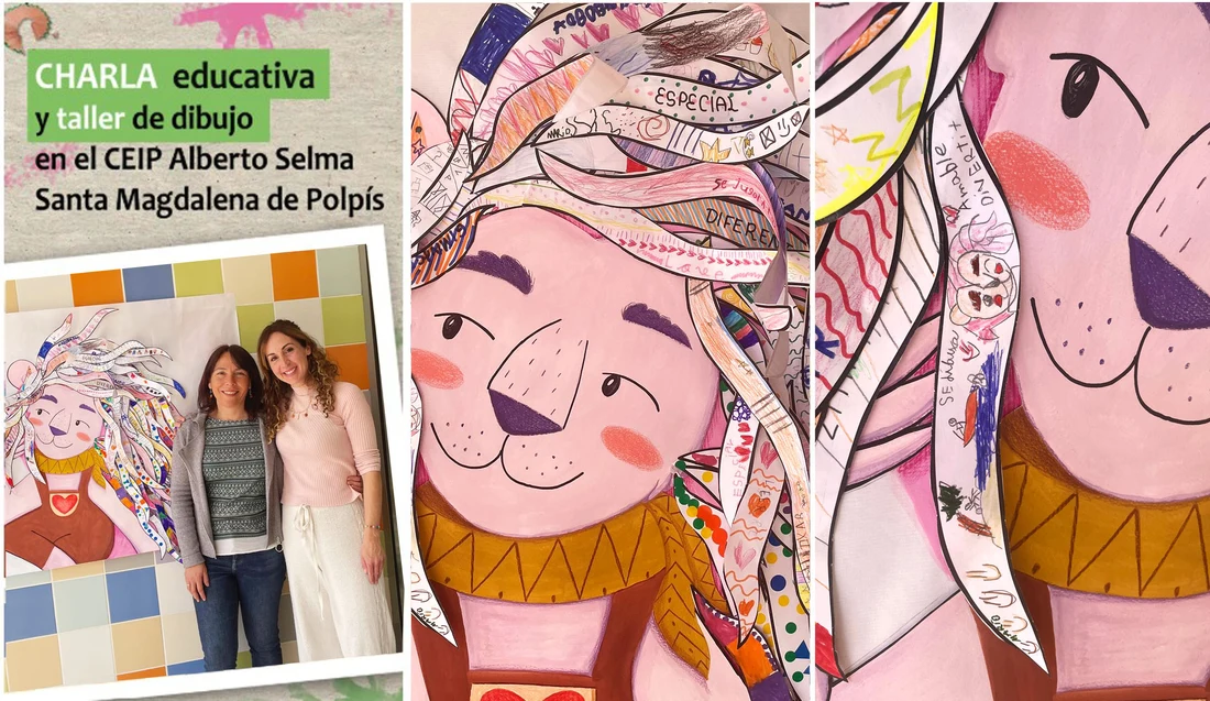 Charla educativa y taller de dibujo en el CEIP Alberto Selma, Santa Magdalena de Polpís